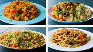 4 Recetas de Comidas Veganas Fáciles Para Adelgazar Rápidas y Saludables [upl. by Cloutman106]