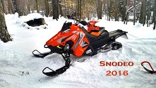 2017 Polaris Assault first ride and sled in a pond  S13 [upl. by Raquel]