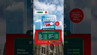 Get ready for the LOOOOOWEST base fares on AirAsiaMOVE ✈️🟢📲 [upl. by Ahsyt987]