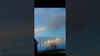 Timelapse of a showery evening timelapse weather clouds [upl. by Leirbag]