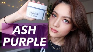 エンシェールズアッシュパープルのカラーバターで髪を染めてみた！ Review Ancels Color Butter  Ash Purple [upl. by Schargel]