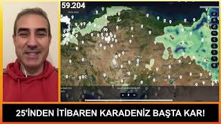 25inden İtibaren Karadeniz Başta Kar  Canlı Yayın 20248 [upl. by Seeto356]