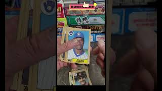 Anything great in this 1987 Topps Wax Pack junkwax halloffame vintagepacks [upl. by Ratna]