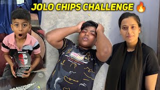 Jolo Chips Challenge With Family 🔥 Gone Wrong 😭 Farro Rone Laga 😢 [upl. by Nylirehc]