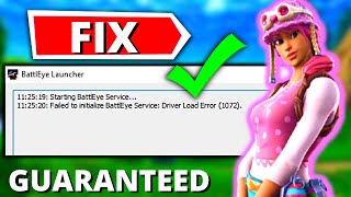 How To Fix Fortnite Battleeye Launcher ErrorFailed To Initialize Battleye Service [upl. by Bulley]