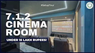 712 Atmos Cinema Room under 15 Lakh Rupees in India  Best Cinema Room with Acoustics  Setup Tour [upl. by Tsuda]