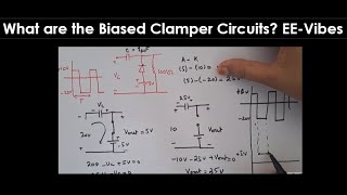 Example of Biased Clamper Circuits clamper [upl. by Anyad]