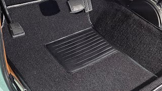 Cómo hacer un tapete o floormat para automóvil  Tapicería de autos [upl. by Petigny]