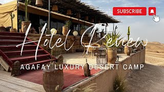 HOTEL REVIEW  Agafay Luxury Camp Morocco  ESCAPE THE CROWDS AT THIS SECLUDED LUXURY DESERT CAMP [upl. by Aiuqet]