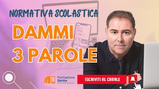 NORMATIVA SCOLASTICA 3 parole per comprenderla meglio [upl. by Llig]