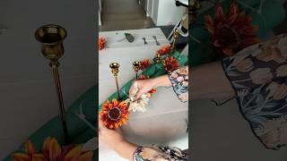 Trying the viral pool noodle centerpiece Fall home decor DIY [upl. by Norven275]