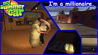 SUITCASE FULL OF MONEY  My Summer Car Ep12 [upl. by Fellner244]