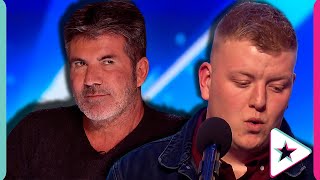 Nervous Singer Proves Simon WRONG and Gets A GOLDEN BUZZER on Britains Got Talent [upl. by Ethban]