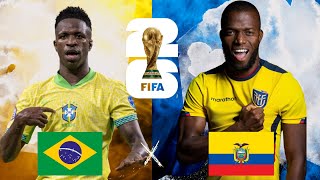 Brasil x Equador  Eliminatórias Copa do Mundo 2026  Provável escalação [upl. by Enela738]