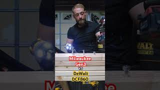 DCF860 vs Milwaukee Impact [upl. by Nellaf]