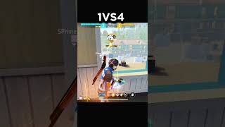 IMPASSABLE 🤯 foryou freefire 1v4clutch ffshorts [upl. by Macintosh]