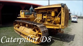 1948 Caterpillar D8 First Start 2012 [upl. by Atnoid215]