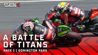 Rea vs Bautista at Donington 2022 ⚔️  GBRWorldSBK 🇬🇧 [upl. by Yacov]