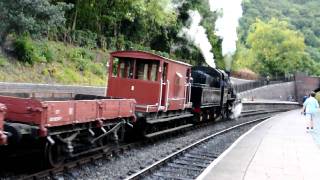 BR Standard Class 2MT 260 78019 with freight at Llangollen Autumn Gala 2011 [upl. by Vig]