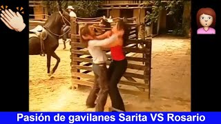 Pasión de gavilanes Sarita y Rosario se pelean [upl. by Calabresi]