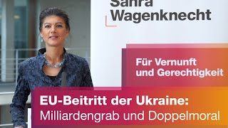 EUBeitritt der Ukraine Milliardengrab und Doppelmoral [upl. by Adyl]