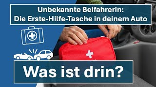 KFZ Verbandkasten  Was ist drin  Kann er ablaufen  DIN 13164  Fahrschule Erste Hilfe Tutorial [upl. by Ursulina49]