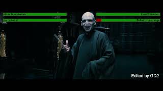 Albus Dumbledore vs Lord Voldemort with healthbars [upl. by Kurt187]