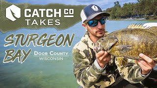 Catch Co Takes Sturgeon Bay  Lake Michigans Best Bass Fishing [upl. by Procora95]