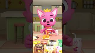 吃貨 碰碰狐 🍲 吃播 短片  鯊魚寶寶 Baby Shark 碰碰狐 Pinkfong shorts [upl. by Katina586]