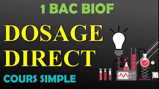 Dosage direct  Cours simple  1 BAC BIOF  المعايرة المباشرة  شرح مبسط [upl. by Audwin]