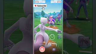 Mewtwo In Pokemon Go Master League  Pokemon Go PVP  Mewtwo Vs Mewtwo  shorts short [upl. by Euqinimod]