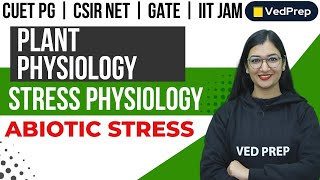 Plant Physiology Abiotic Stress  CUET PG  CSIR NET  GATE  IIT JAM Part1 VedPrep Chem Academy [upl. by Enak441]