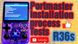 R36s New update Portmaster installation process [upl. by Oster]