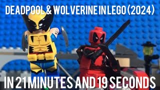 Deadpool amp Wolverine in 21 minutes and 19 seconds Also in Lego [upl. by Amelie]