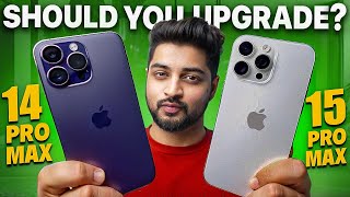 iPhone 14 Pro Max Vs 15 Pro Max  Review After 20 Days  Should You Upgrade Mohit Balani [upl. by Ahmed506]