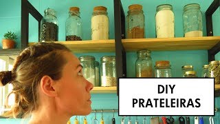 DIY das Prateleiras da nossa cozinha [upl. by Vaas574]