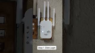 How to Setup WIFI Repeater  How to setup wifi extender [upl. by Esinwahs]