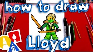 How To Draw Lloyd From Ninjago [upl. by Gnehp]