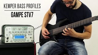 Kemper Bass Profiles Gampe STV7  Playthrough Ampeg SVT7PRO [upl. by Eahsram]