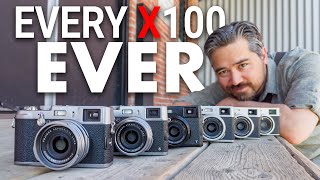 Reviewing EVERY Fujifilm X100 Camera Ever [upl. by Ronym]