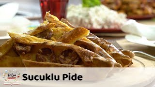 Sucuklu Pide Tarifi [upl. by Akirderf90]