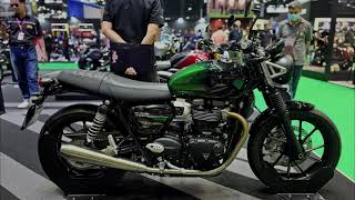 2024 Triumph SPEED TWIN 900 GREEN STEALTH EDITION [upl. by Johnston955]