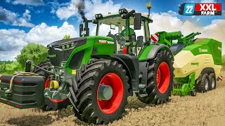 LS22 Neuer FENDT  Krone Premos 5000 auf dem Hof  XXL Farm 2 11  FARMING SIMULATOR 22 [upl. by Eyahs651]