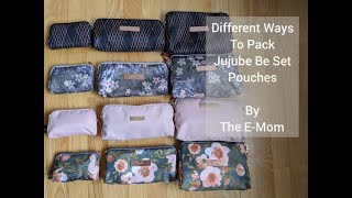 Different Ways to Pack Jujube Be Set Pouches I For Diaper Bag  jujubecreativecrew [upl. by Ramor]