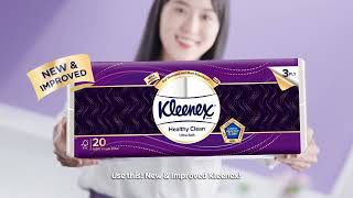 Cleans Better Lasts Longer  Kleenex Healthy Clean Toilet Tissues [upl. by Aivitnahs158]