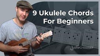 Ukulele Chords For Beginners  C F G amp Variations [upl. by Onairam484]