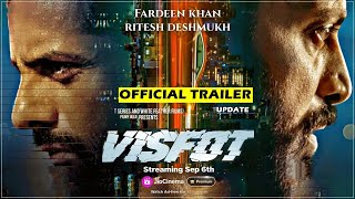 Visfot Official Trailer  Update  Ritesh Deshmukh  Fardeen khan  Visfot Movie Trailer Jio Cinema [upl. by Oelc210]