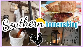 A Southern Homemaker  Bacon Egg amp Cheese Croissants amp Instant Pot Pork Tacos  Southern Homemaking [upl. by Ahsinav]