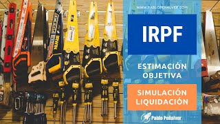 Caso práctico de IRPF 5E Liquidación del IRPF en Estimación Objetiva Ferretería en Toledo [upl. by Lucias]