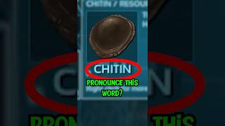 How do you say Chitin [upl. by Nawek]